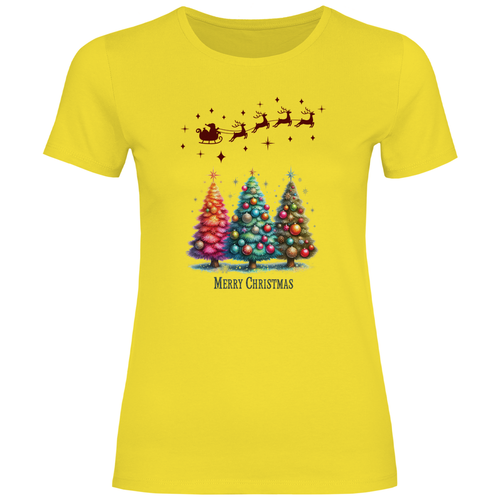 Damen T-Shirt weihnachten-08