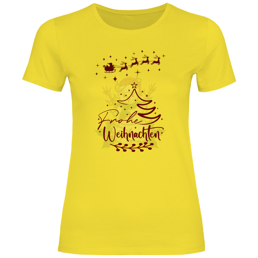 Damen T-Shirt weihnachten-09