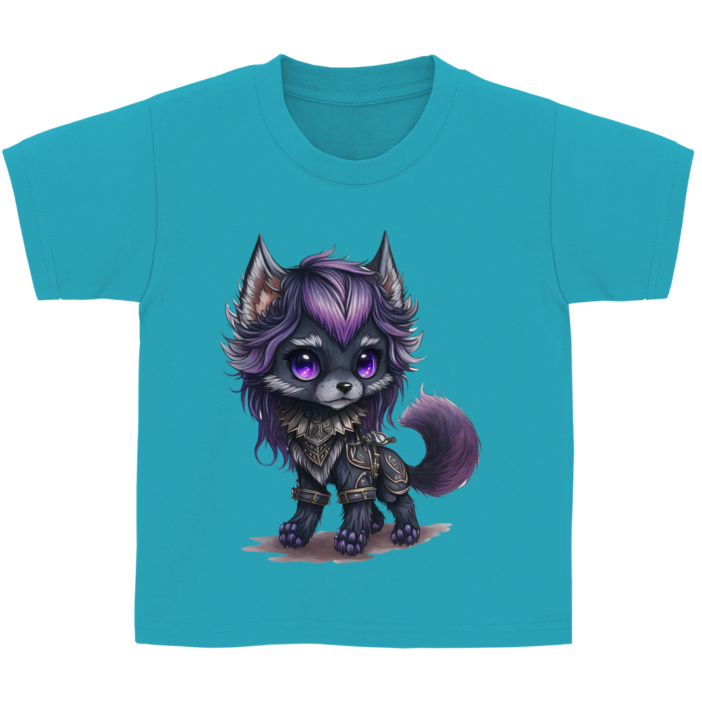 Kinder Basic T-Shirt wolf 02