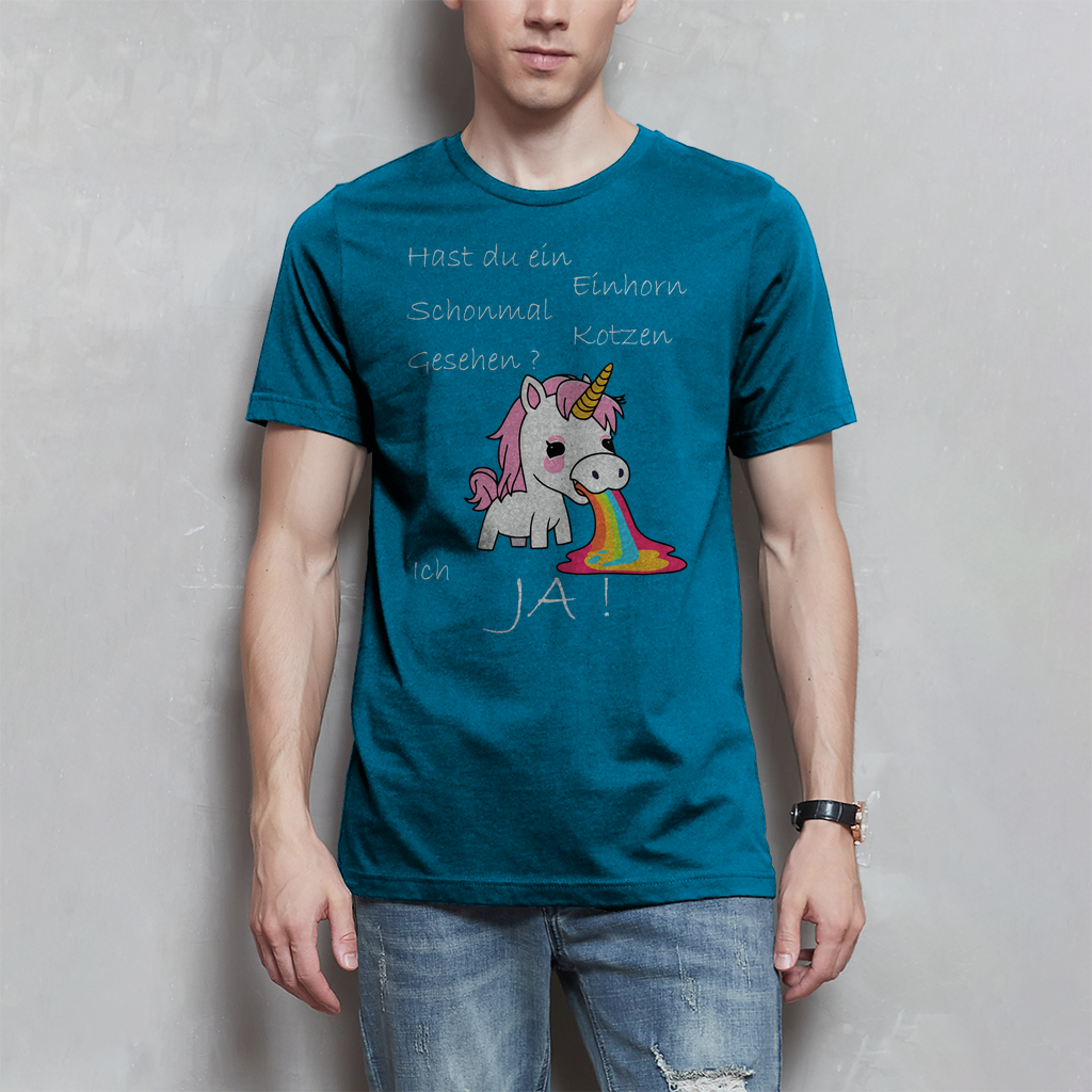 Herren T-Shirt Einhorn-01