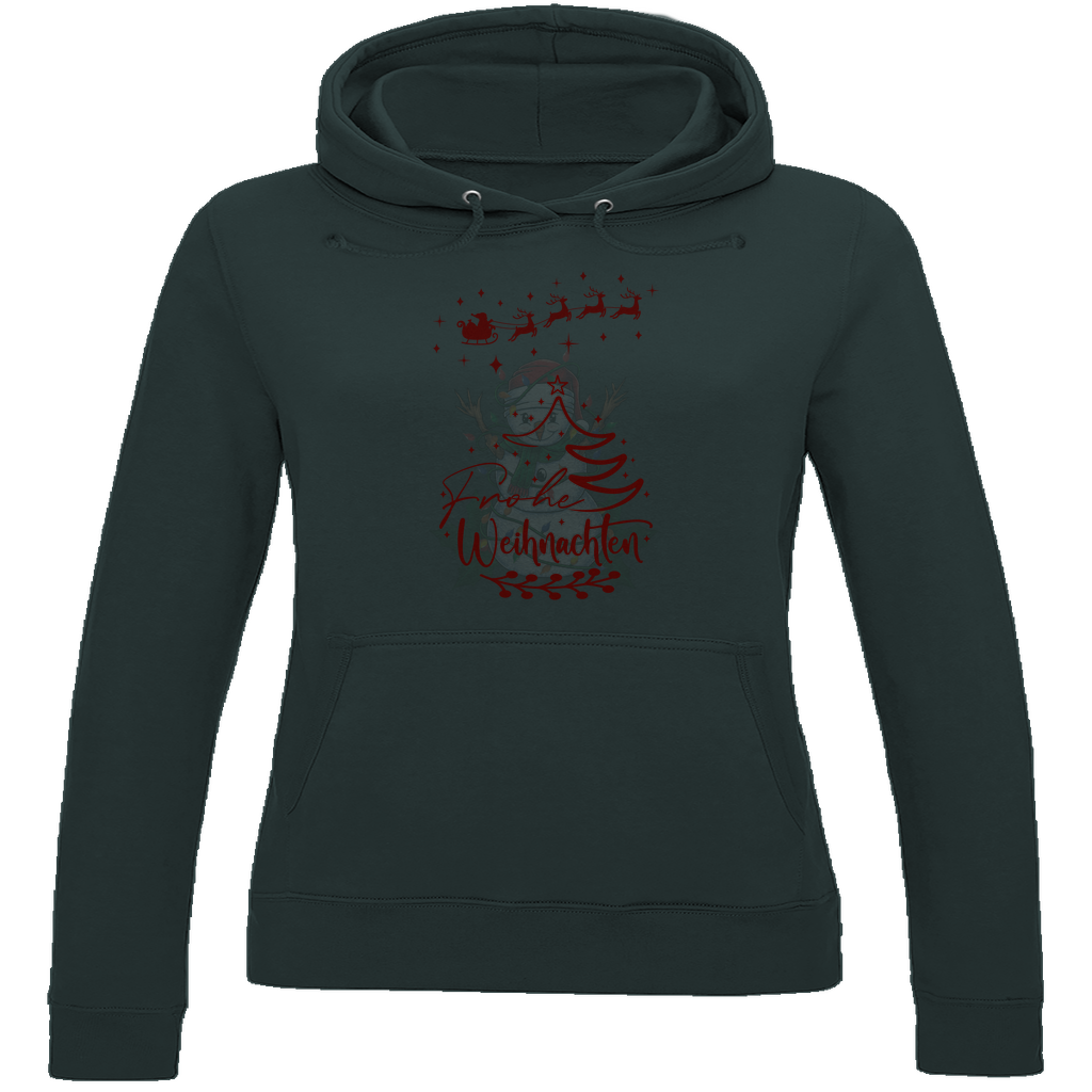 Damen Hoodie weihnachten-09
