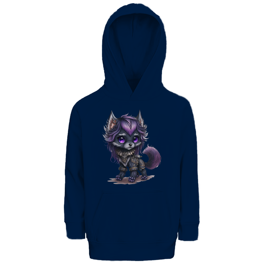 Kinder Premium Bio Hoodie wolf 02