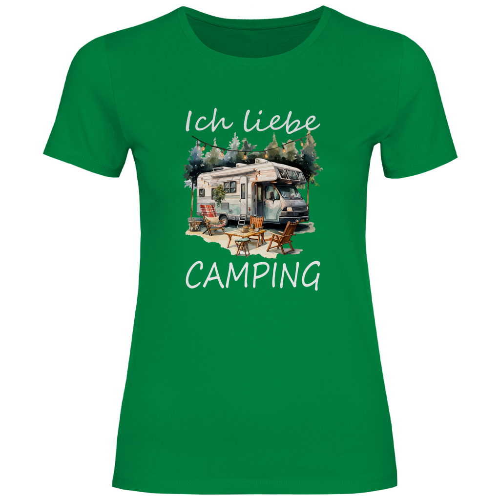 Damen T-Shirt camping-08