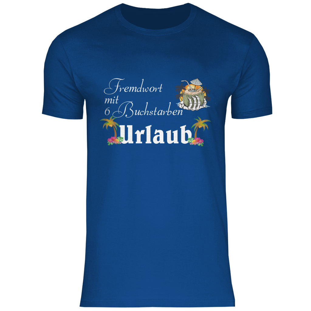 Herren T-Shirt Urlaub