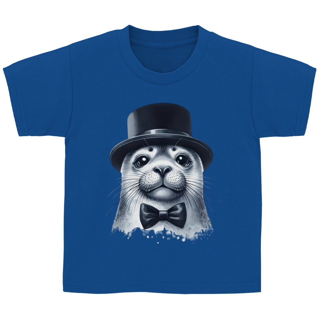 Kinder Basic T-Shirt Seehund-03