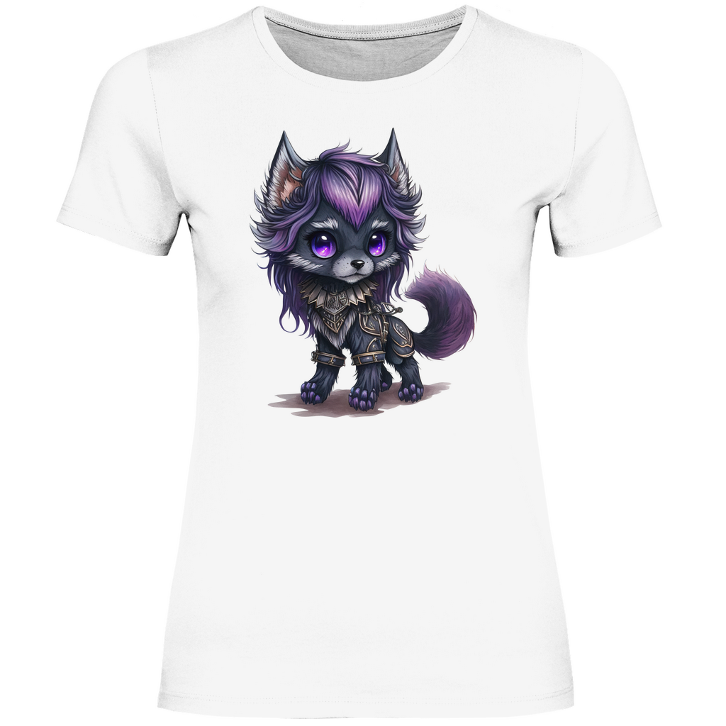 Damen T-Shirt wolf 02