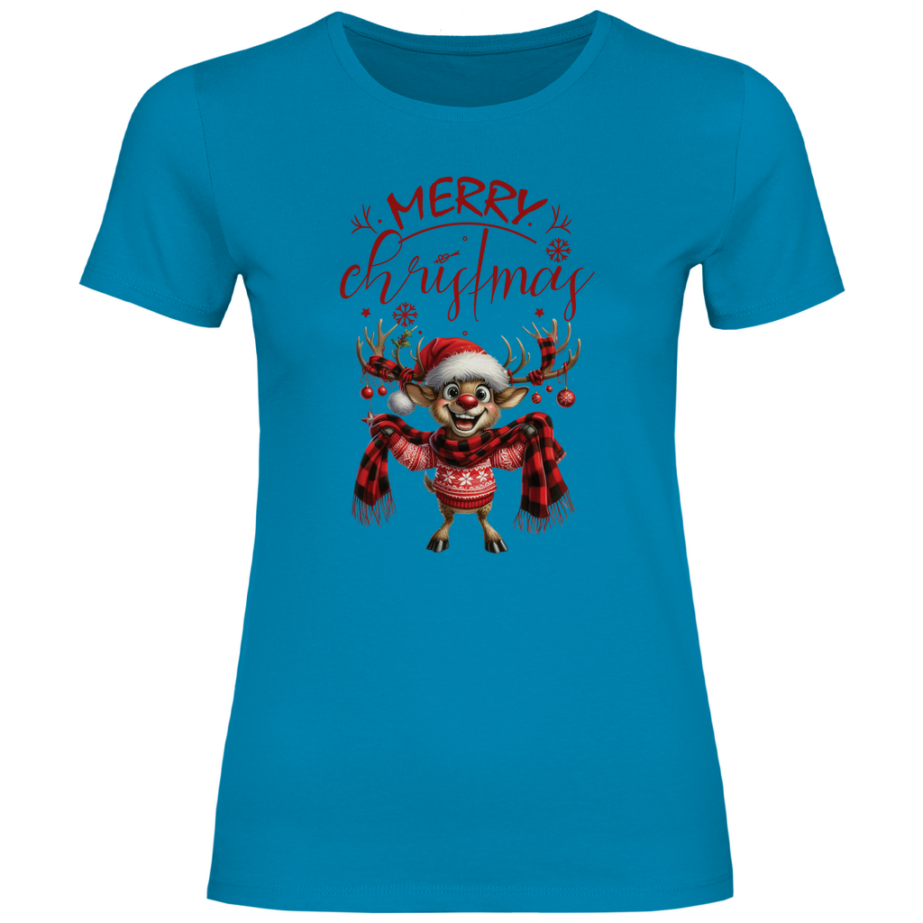 Damen T-Shirt weihnachten-12