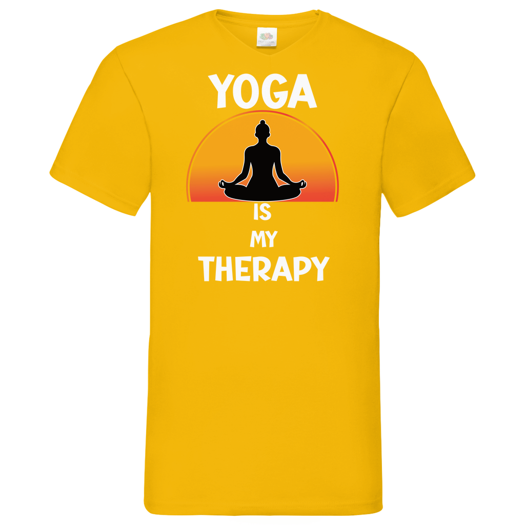Herren Basic V-Neck T-Shirt YOGA-002