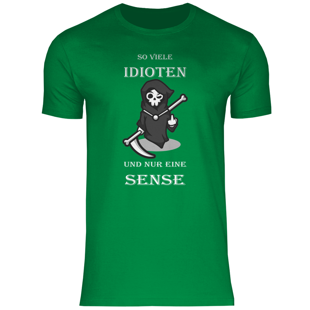 Herren T-Shirt So viele Idioten-01