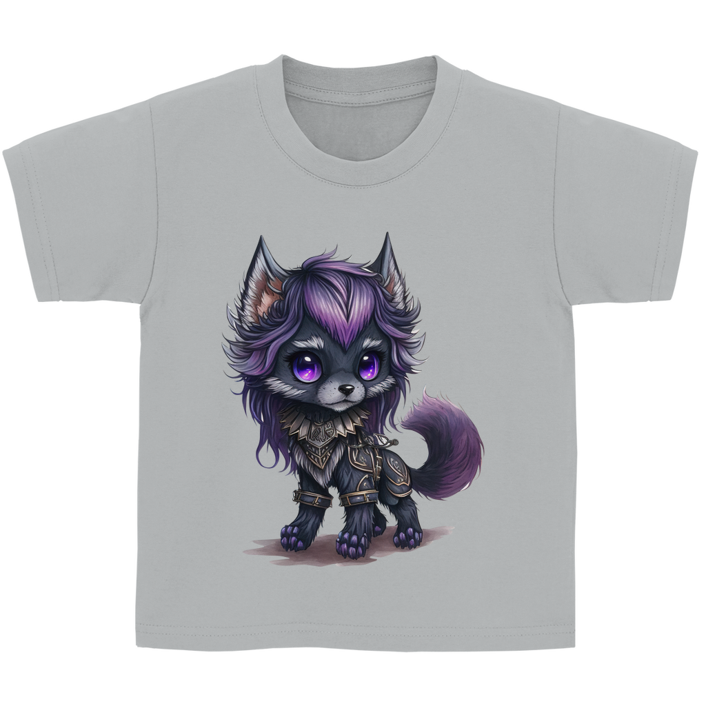 Kinder Basic T-Shirt wolf 02