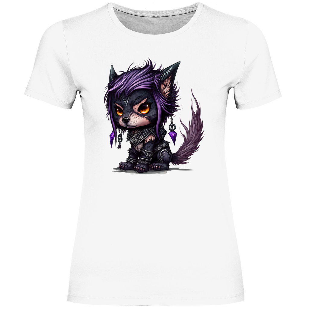 Damen T-Shirt wolf 01