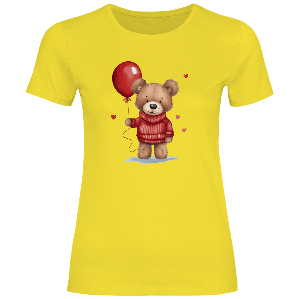 Damen T-Shirt Teddybär-01