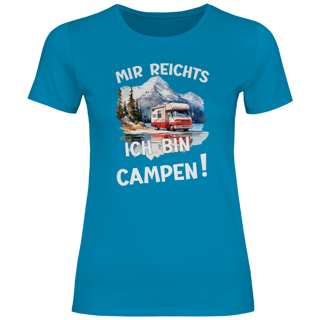 Damen T-Shirt camping-09