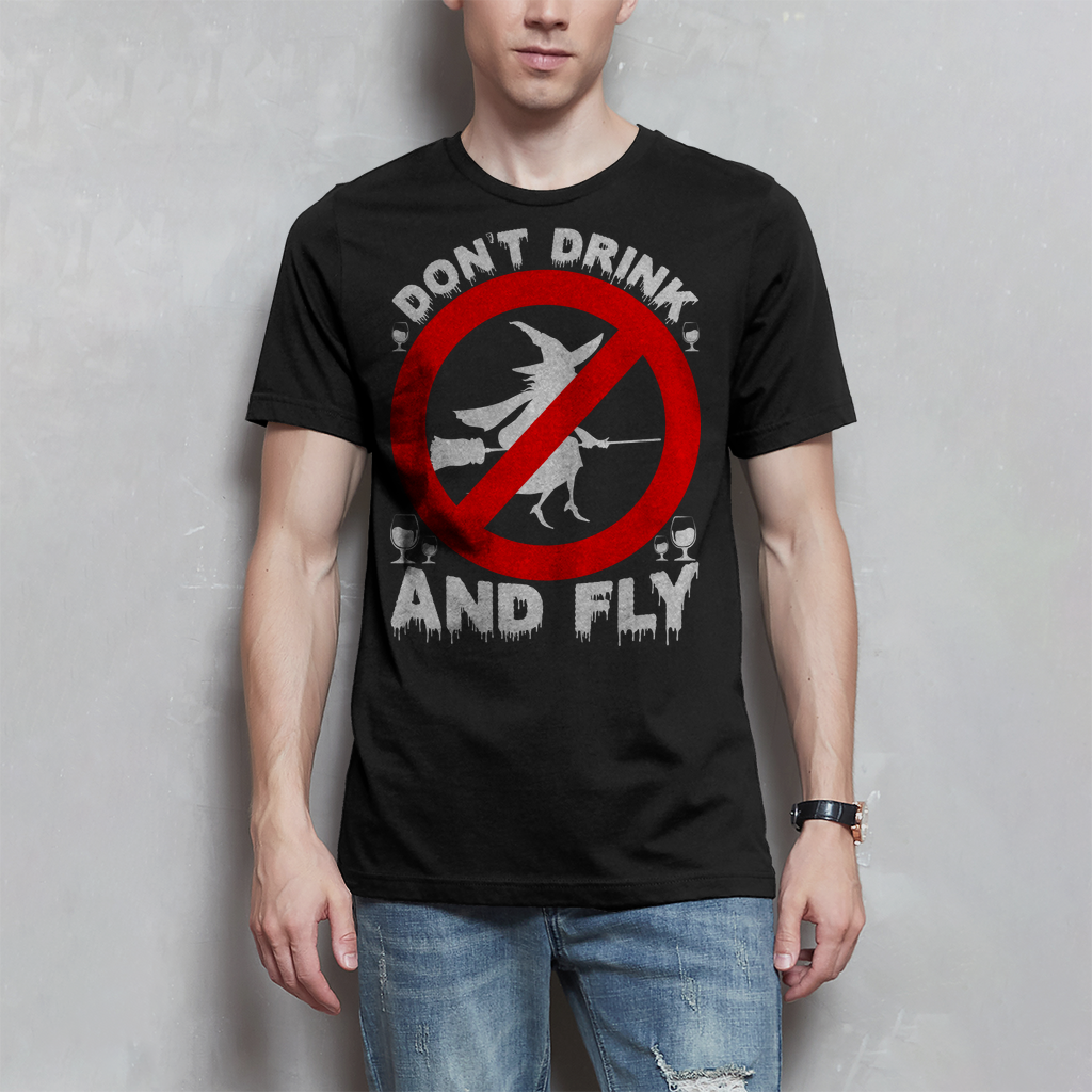 Herren T-Shirt dont drink and fly