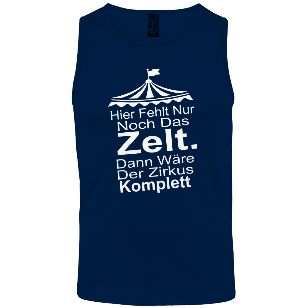 Herren Basic Tank Top hier fehlt nur noch-w