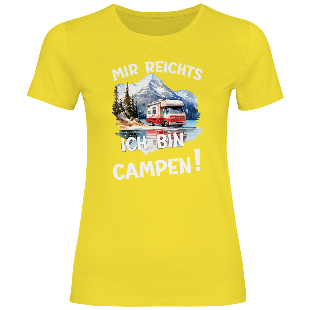 Damen T-Shirt camping-09