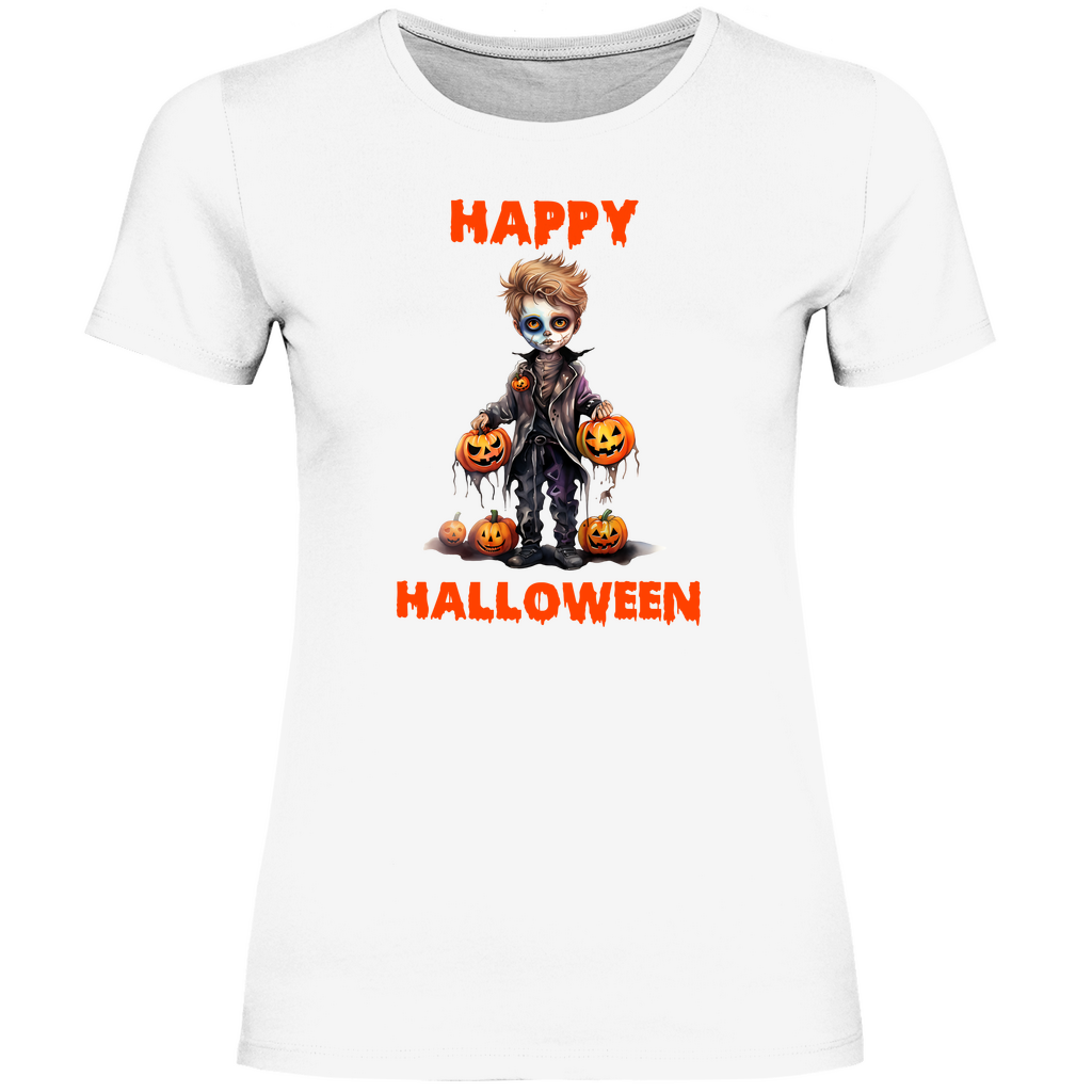 Damen T-Shirt Halloween-15