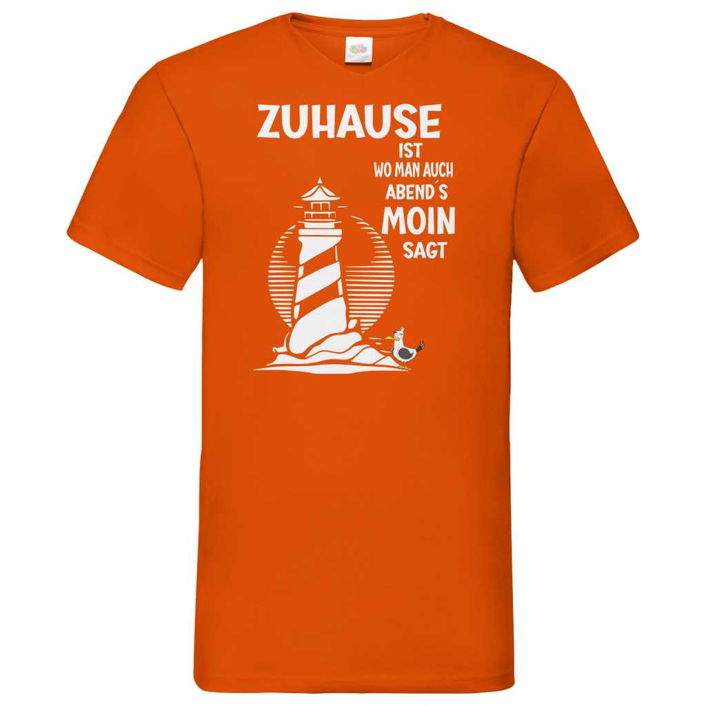Herren Basic V-Neck T-Shirt spruch011