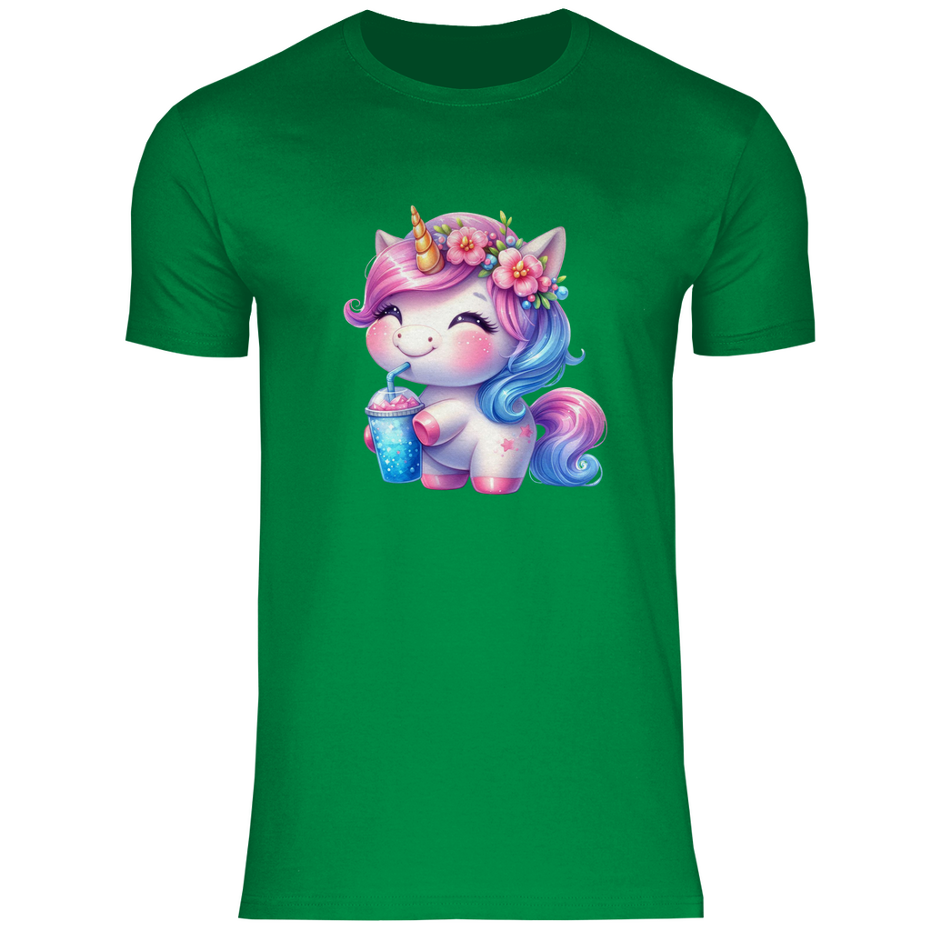 Herren T-Shirt kinder-einhorn-01
