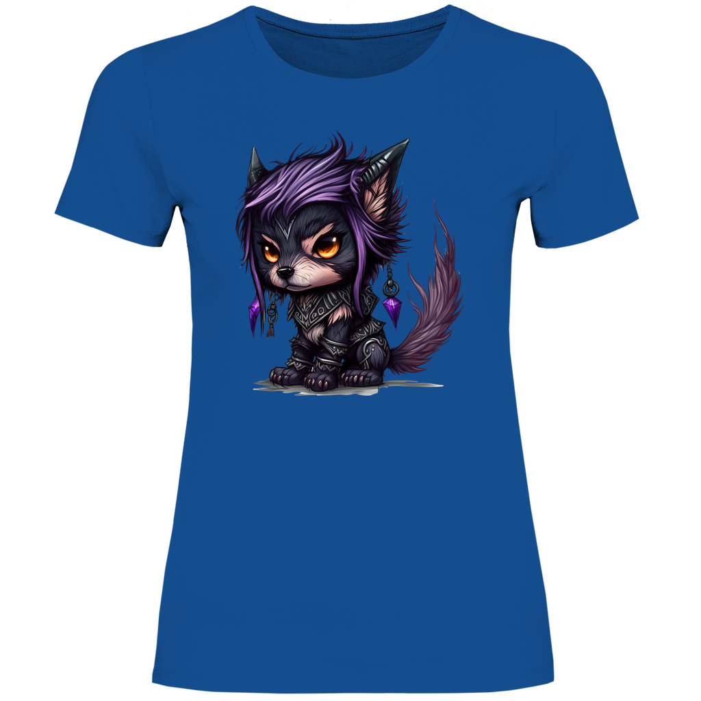 Damen T-Shirt wolf 01