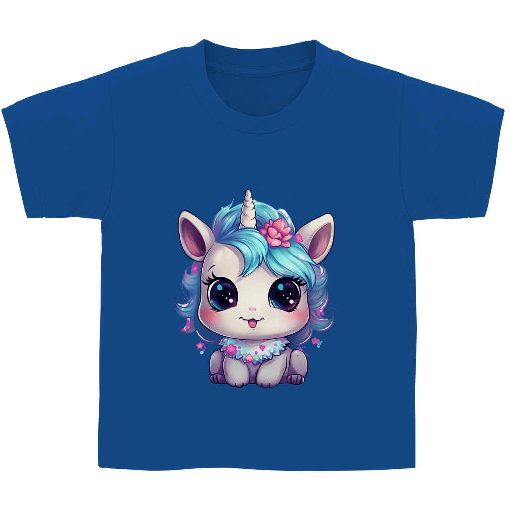 Kinder Basic T-Shirt unicorn-02