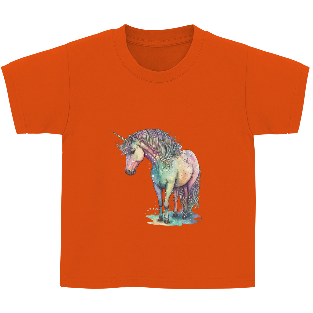Kinder Basic T-Shirt unicorn-04