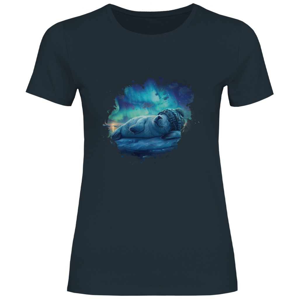 Damen T-Shirt Seehund-01