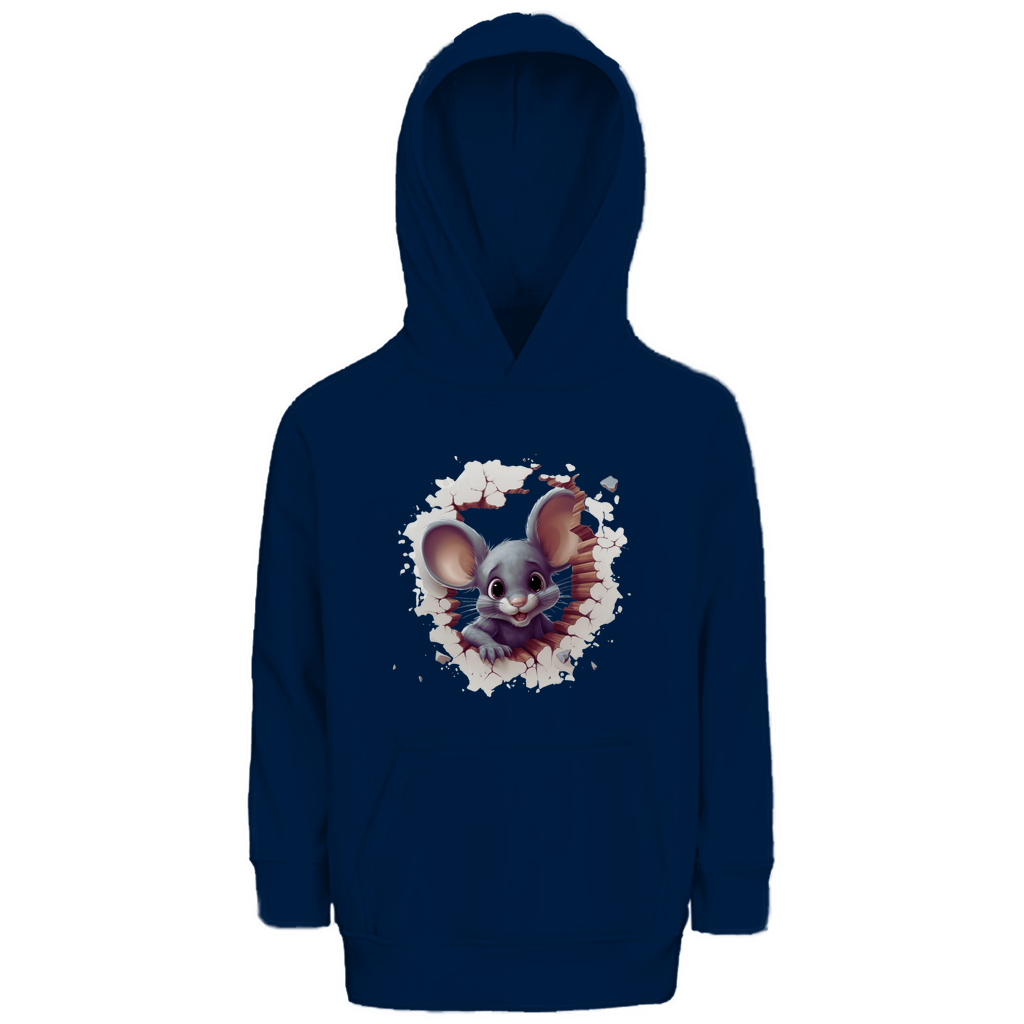 Kinder Premium Bio Hoodie maus-02