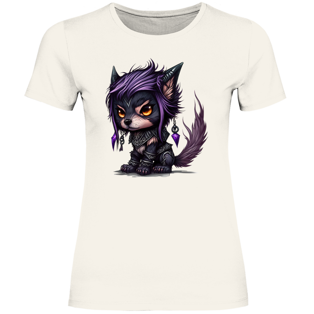 Damen T-Shirt wolf 01