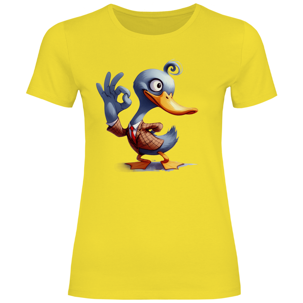 Damen T-Shirt ente01