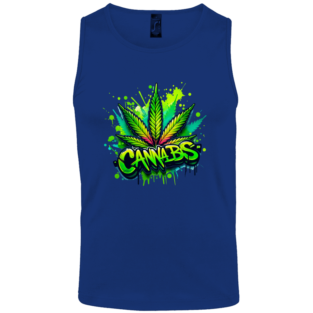 Herren Basic Tank Top Canna-01