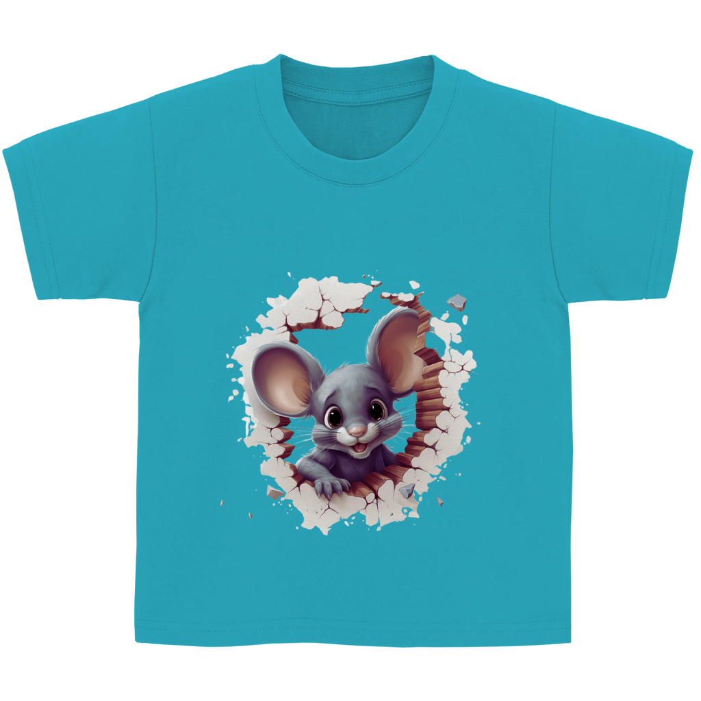 Kinder Basic T-Shirt maus-02