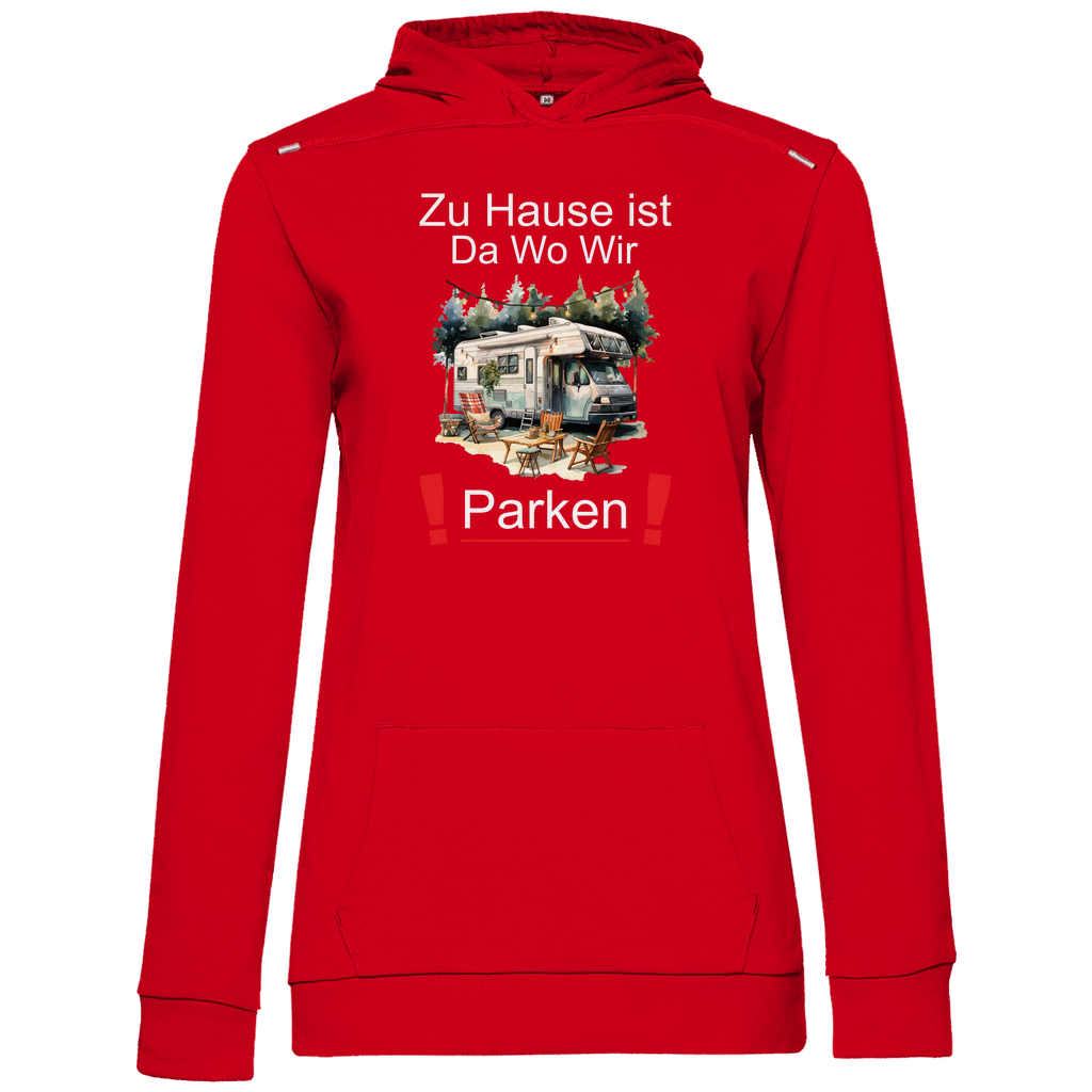 Damen Promo Hoodie zu hause ist da wo wir parken-02 camping