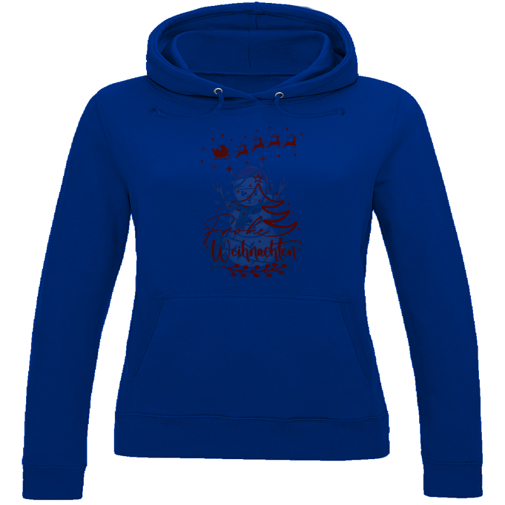 Damen Hoodie weihnachten-09