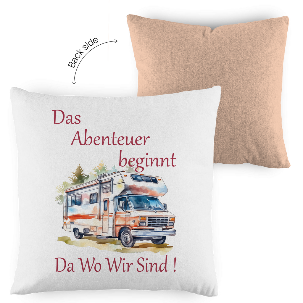 Kopfkissen zweifarbig Das Abenteuer beginnt-01