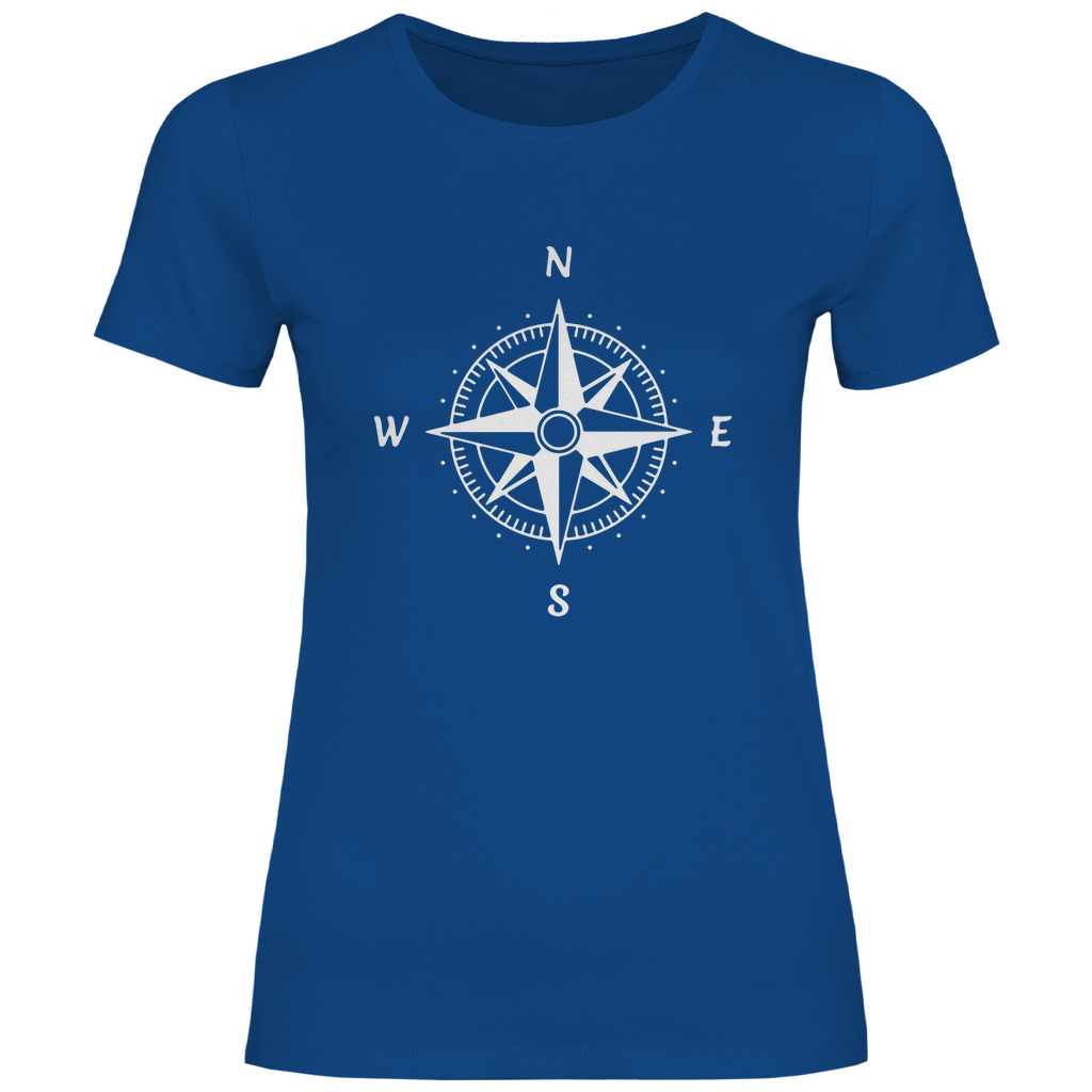 Damen T-Shirt Sailing-kompass-01