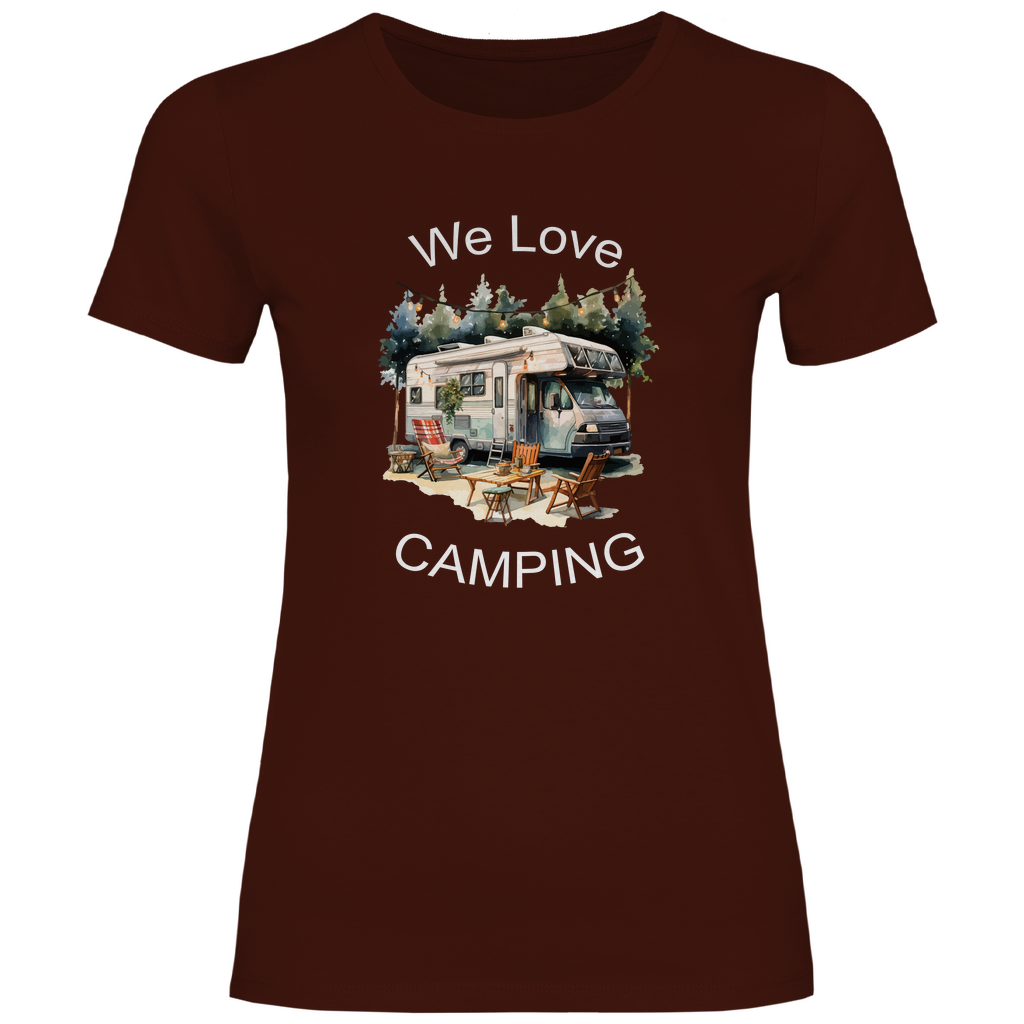 Damen T-Shirt we love camping-01