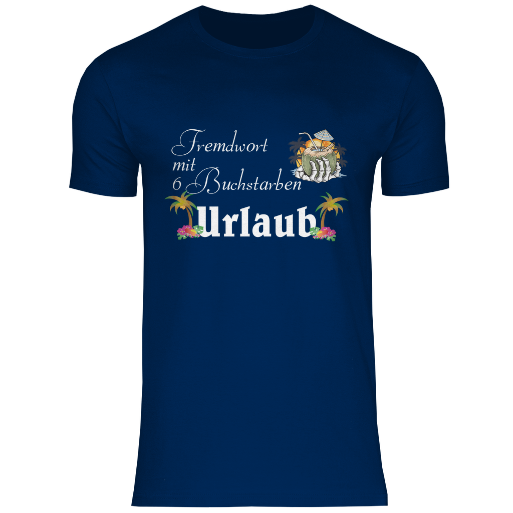 Herren T-Shirt Urlaub