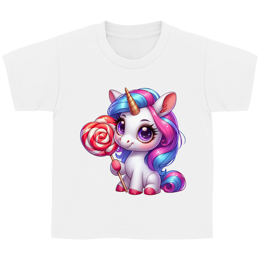 Kinder Basic T-Shirt Einhorn-02