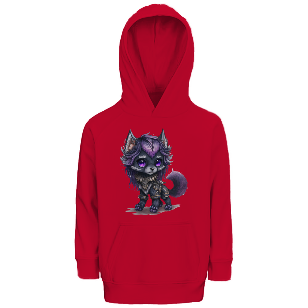 Kinder Premium Bio Hoodie wolf 02