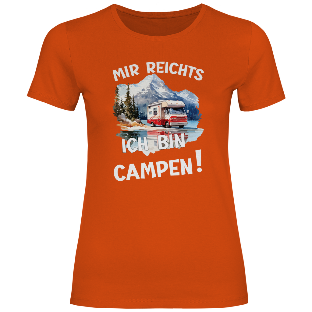 Damen T-Shirt camping-09