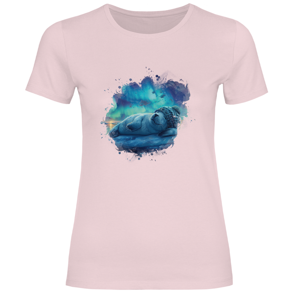 Damen T-Shirt Seehund-01