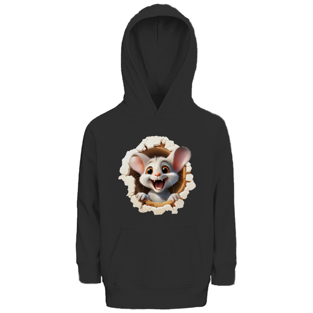 Kinder Premium Bio Hoodie maus-01