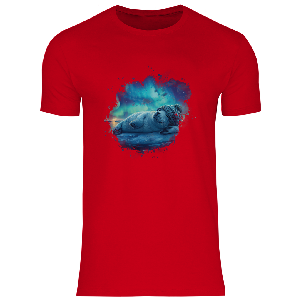 Herren T-Shirt Seehund-01