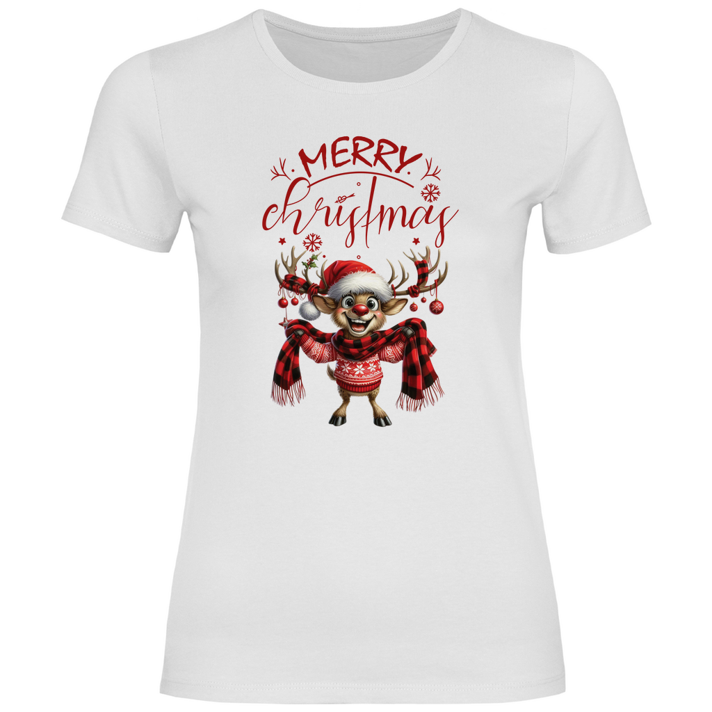 Damen T-Shirt weihnachten-12