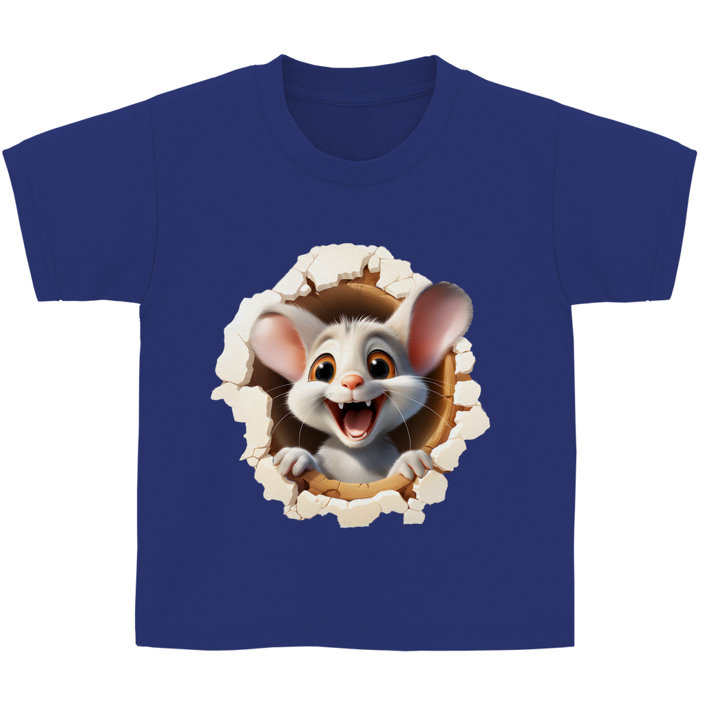 Kinder Basic T-Shirt maus-01