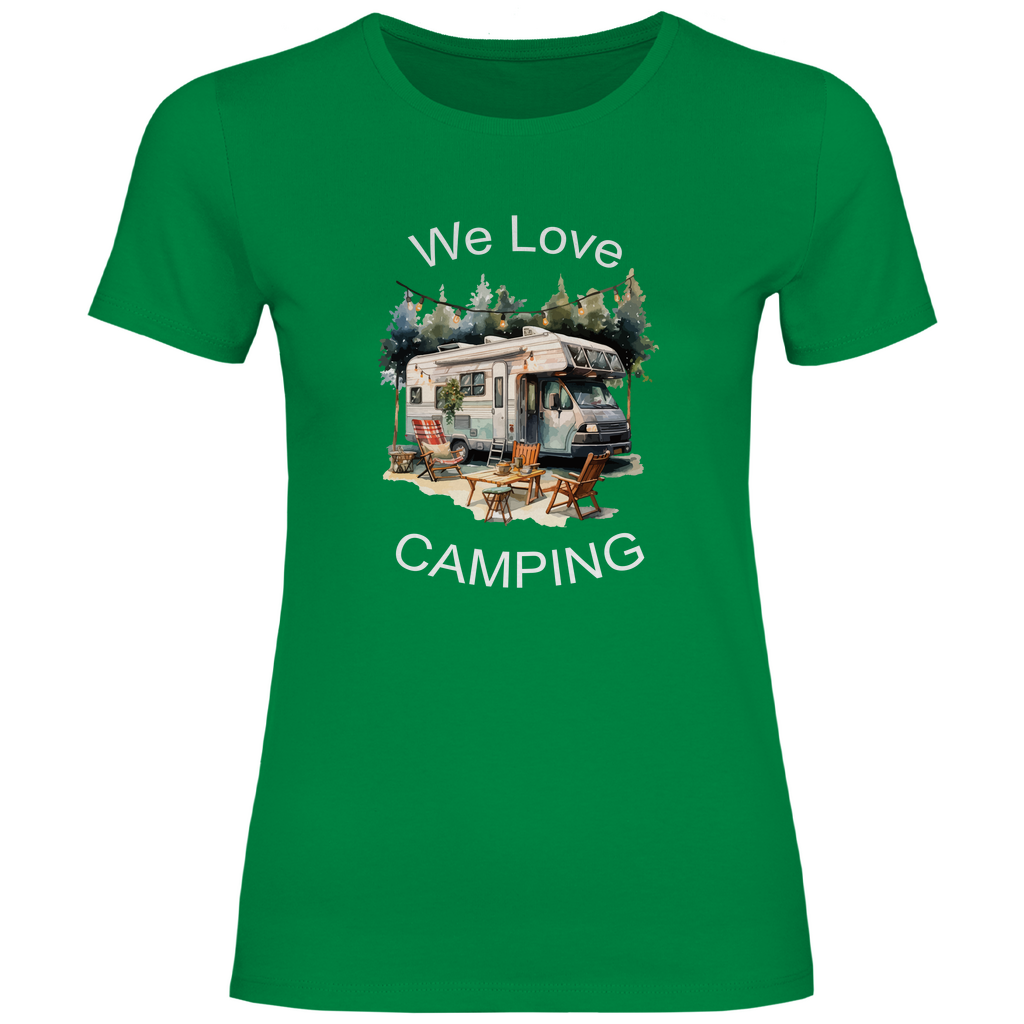 Damen T-Shirt we love camping-01
