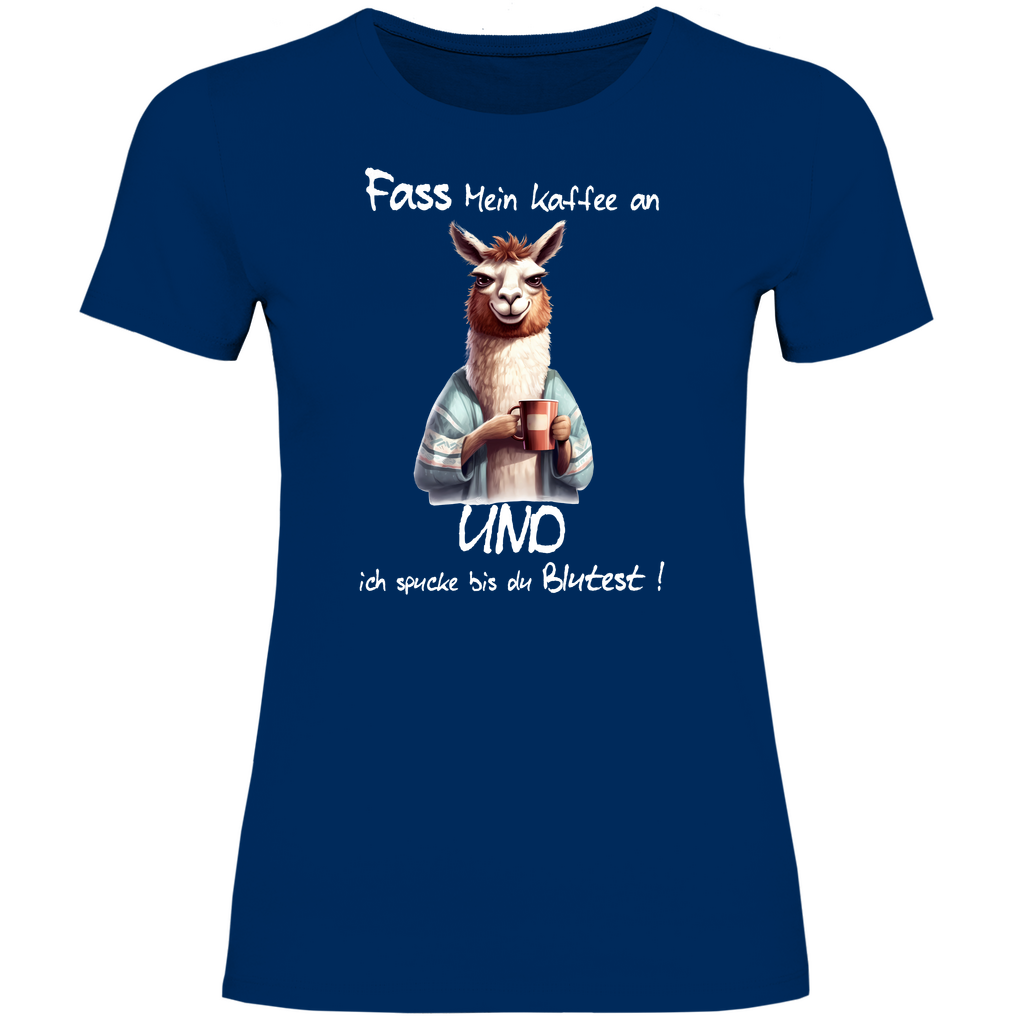 Damen T-Shirt Lama
