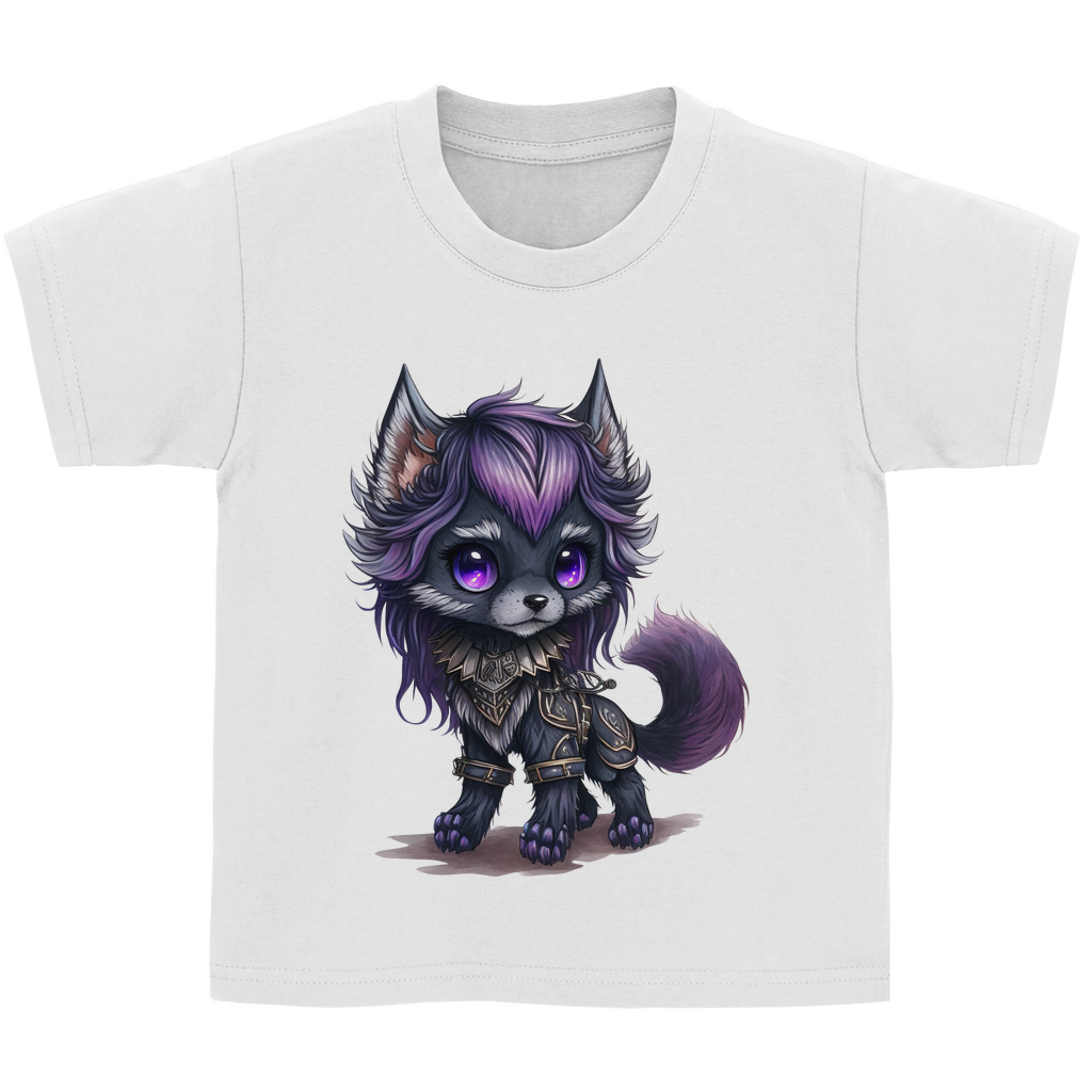 Kinder Basic T-Shirt wolf 02