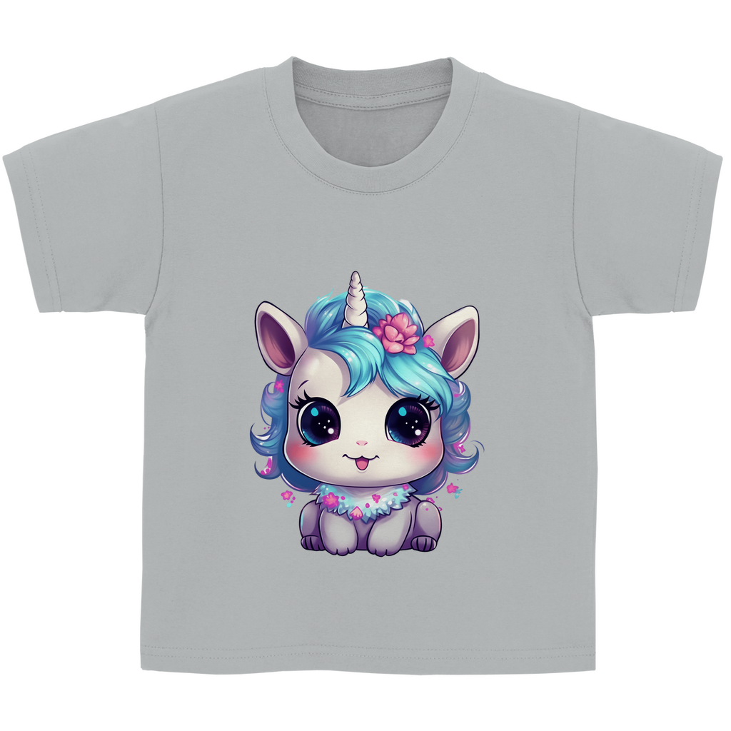 Kinder Basic T-Shirt unicorn-02
